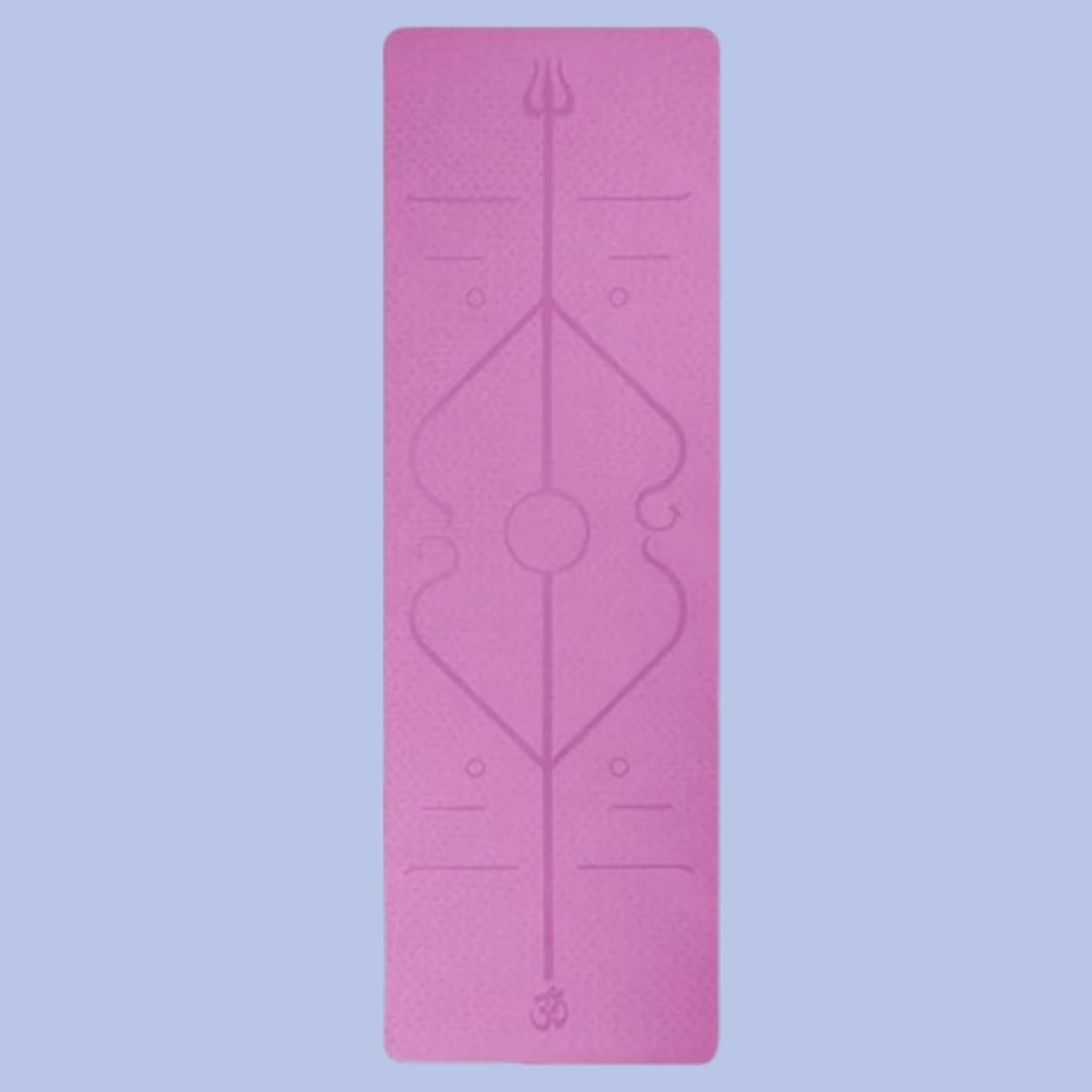 6mm Eco TPE Alignment Yoga Mat With Position Lines - Cushioned Support for All Levels - Waves Wellness