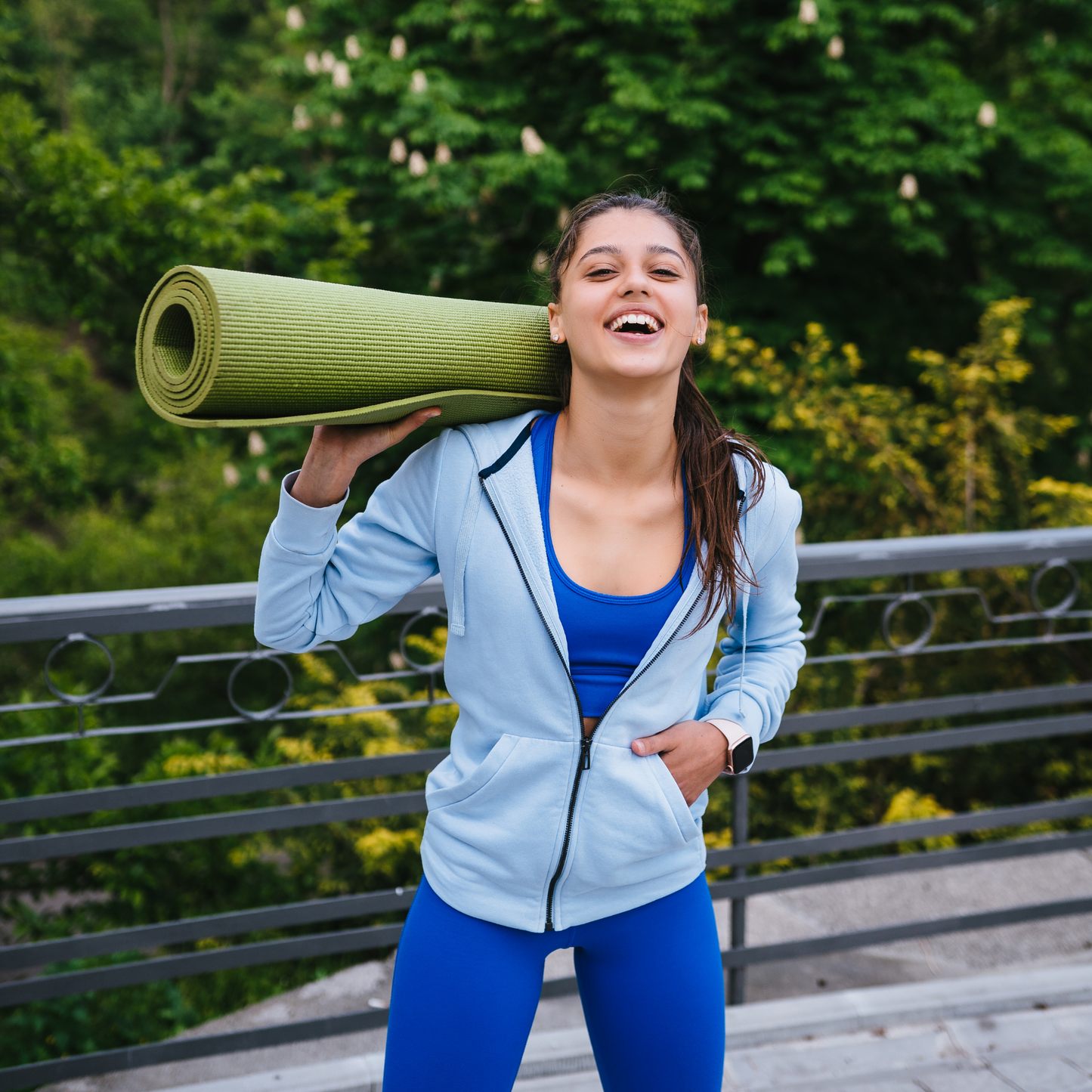 6mm TPE Waves Alignment Yoga Mat - Cushioned Support for All Levels