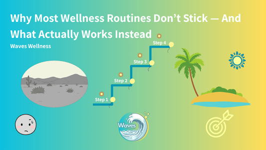 Why Most Wellness Routines Don’t Stick — And What Actually Works Instead | Waves Wellness - Waves Wellness