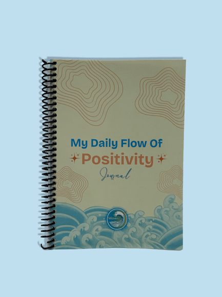Flow Wellness Journal | Daily Wellbeing, Growth, Happiness - Waves Wellness