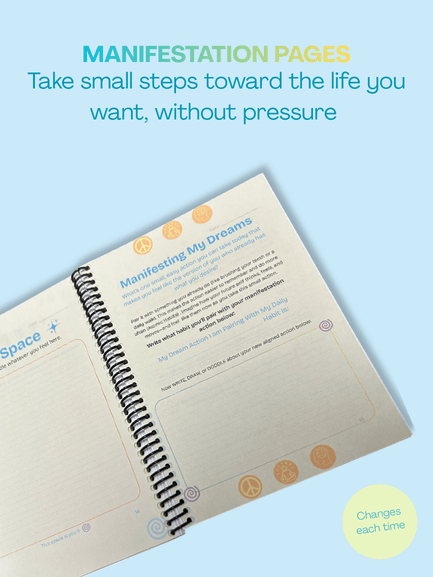 Flow Wellness Journal | Daily Wellbeing, Growth, Happiness - Waves Wellness