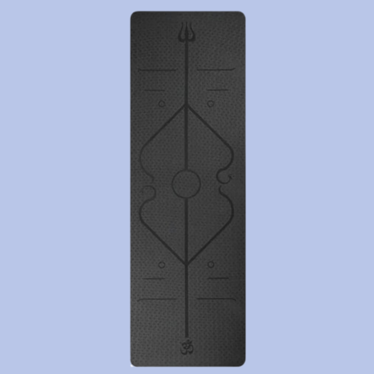 6mm Eco TPE Alignment Yoga Mat With Position Lines - Cushioned Support for All Levels - Waves Wellness