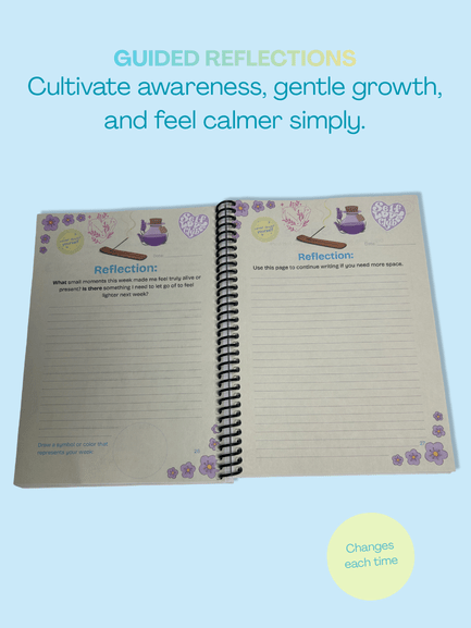 Flow Wellness Journal | Daily Wellbeing, Growth, Happiness - Waves Wellness
