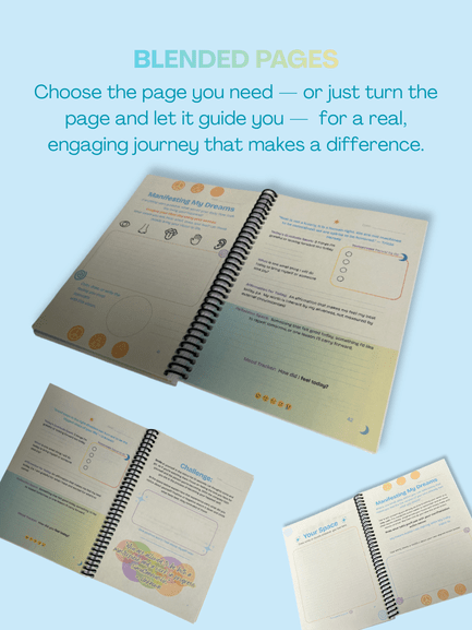 Flow Wellness Journal | Daily Wellbeing, Growth, Happiness - Waves Wellness