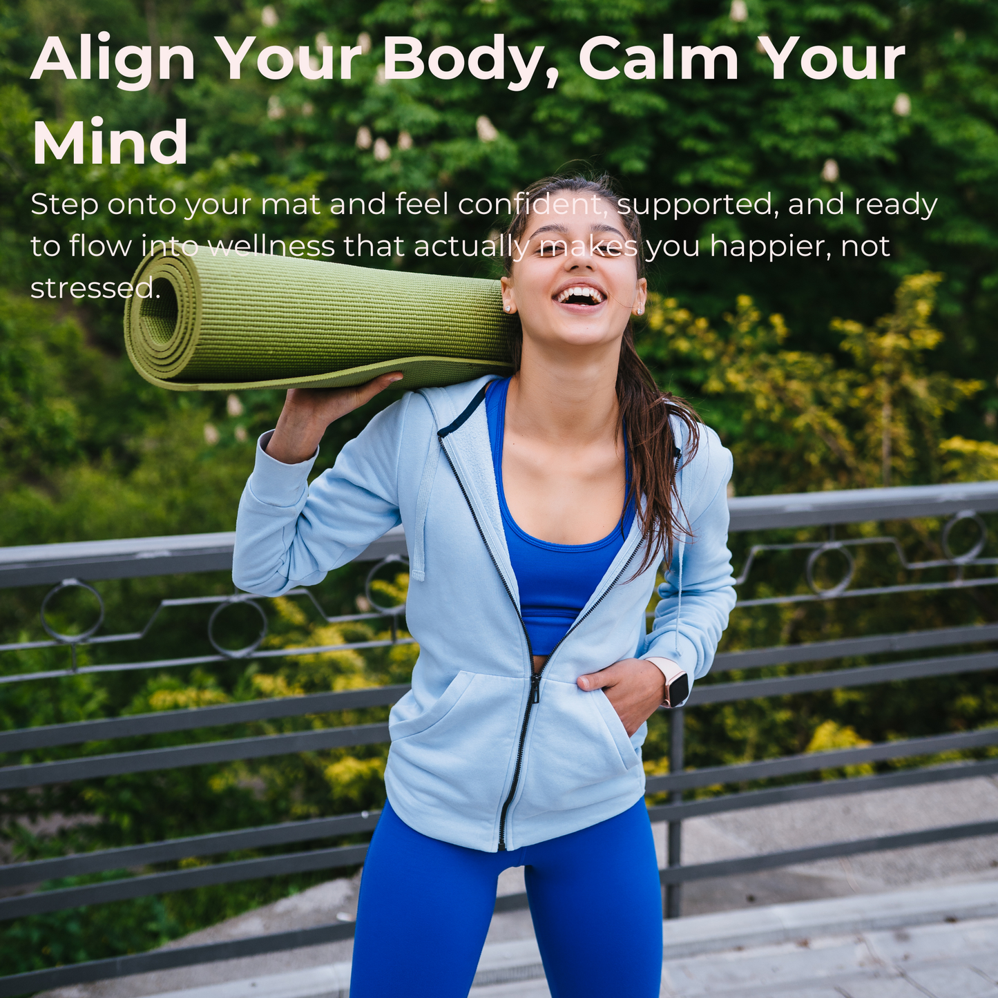 Eco-Friendly 6mm Alignment Yoga Mat – Non-Slip, Cushioned Support for All Levels